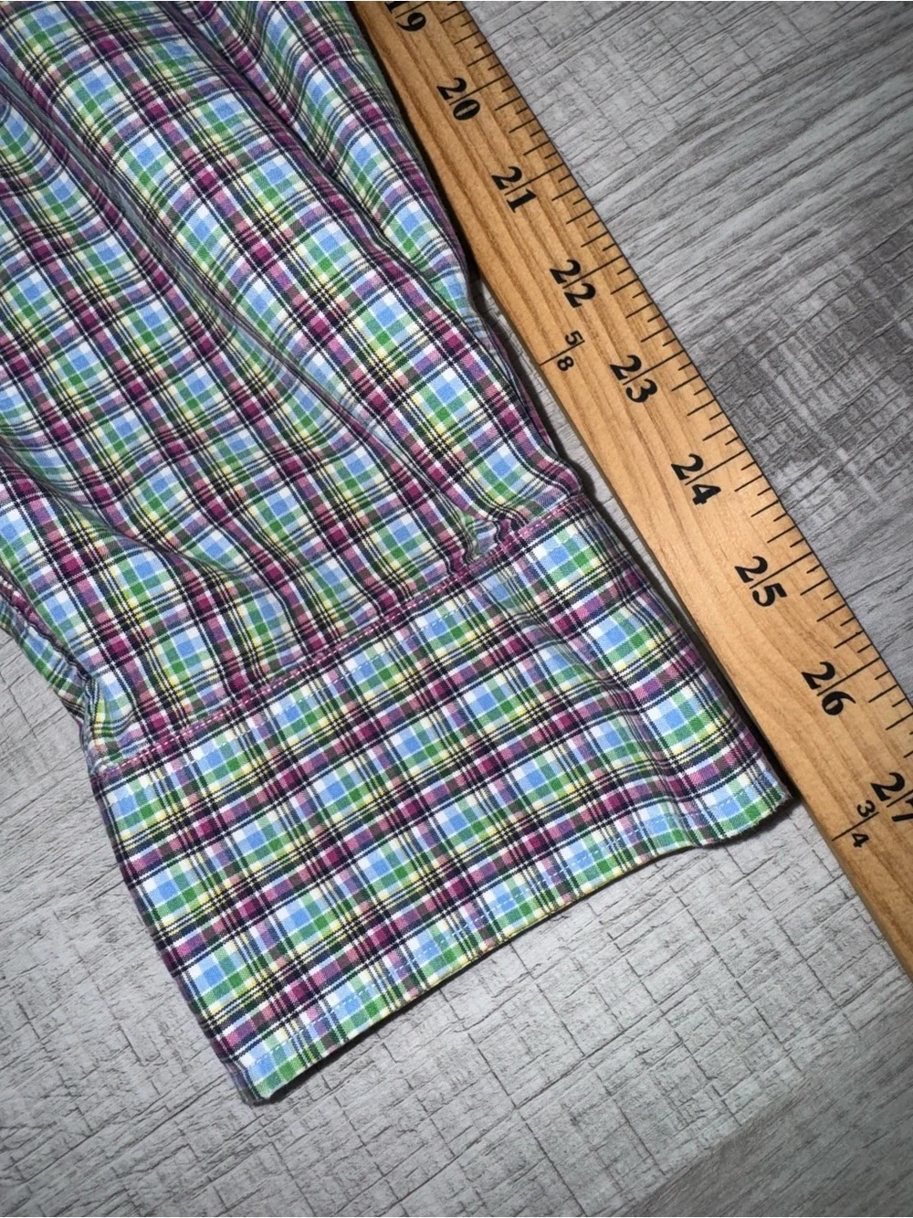 Polo Ralph Lauren Custom Fit Plaid Button Front Shirt Men’s XXL Long Sleeve